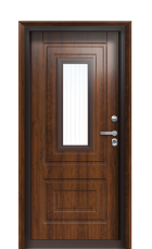 Дверь Termo Ral 8017 Коньячный дуб 1115 вид внутри