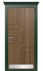 Дверь TermoWood Tobacco Тик 258 вид снаружи