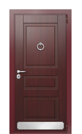 Дверь TermoWood Ral 3005 Тёмно Красный 175