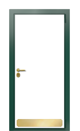 Дверь TermoWood Ral 6005 Ral 7002 1513