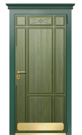 Дверь TermoWood Ral 6028 Тёмно-зелёное 586