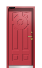 Дверь Termo Ral 7009 Collori Ral 7009 48 вид внутри