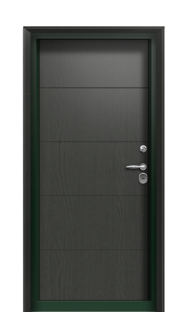 Дверь TermoWood Patina Графитовое дерево 1069