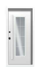 Дверь Termo Vesuvio, Милк со стеклом вид внутри