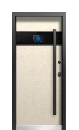 Входная дверь TermoWood, Decoline Греческий платан, Terma Лен сиена