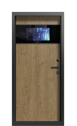 Входная дверь TermoPlus Ral 1019, Terma Дуб лофт