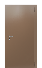 Дверь TermoPlus Ral 8025 Kale 807 вид снаружи