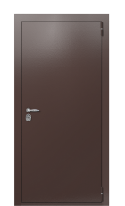 Дверь TermoPlus Ral 8017 Милк 1372 вид снаружи