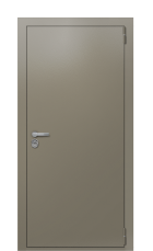 Дверь TermoPlus Ral 7006 Арктическая береза 1053 вид снаружи