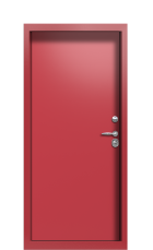 Дверь Termo Ral 3005 Ral 3031 814 вид внутри