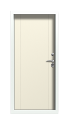 Дверь Termo Ral 9003 Слоновая кость 1087 вид внутри