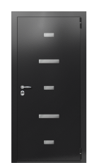 Дверь Termo Ral 9005 Kale 1124 вид снаружи