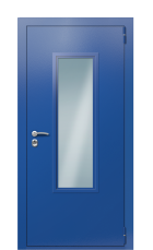 Дверь Termo Ral 5005 Kale 1146 вид снаружи