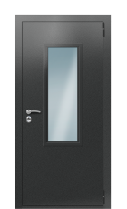 Дверь TermoPlus Silver Венге 956 вид снаружи