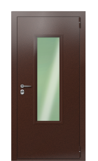 Дверь TermoPlus Bronze Terma Classic Баварское дерево 2689 вид снаружи