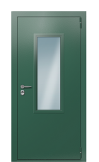 Дверь Termo Ral 6028 Kale 2504 вид снаружи