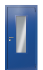 Дверь Termo Ral 5005 Kale 2563 вид снаружи