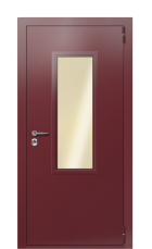 Дверь Termo RAL 3005 Kale 2524 вид снаружи