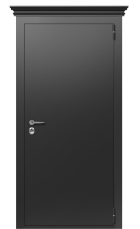 Дверь TermoPlus Vesuvio Collori Ral 9005 2576 вид снаружи