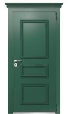 Дверь TermoPlus Ral 6028 Венге Бонобо 640 вид снаружи