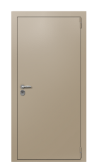 Дверь TermoPlus Ral 1019 Слоновая кость 1223 вид снаружи