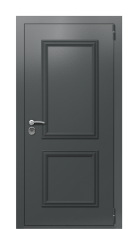 Дверь TermoPlus Ral 7043 Серый Туман 1220 вид снаружи