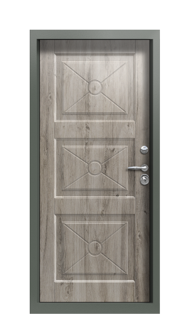 Дверь TermoPlus Ral 7009 Арктическая береза 1019