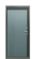 Дверь Termo Ral 7009 Серый Туман 1030 вид внутри