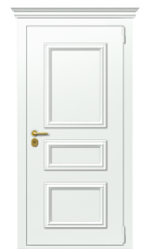 Дверь TermoPlus Ral 9003 Securemme 633 вид снаружи