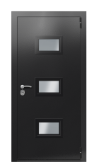 Дверь Termo Ral 9005 Kale 1322 вид снаружи