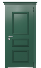 Дверь TermoPlus Ral 6028 Венге Бонобо 640 вид снаружи