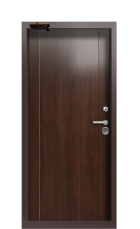 Дверь Termo Ral 8017 Тик 565 вид внутри