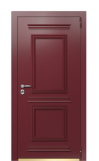 Дверь Termo Ral 3005 Ral 9003 28 вид снаружи