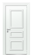Дверь TermoPlus Ral 9003 Securemme 634 вид снаружи
