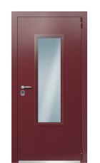 Дверь Termo Ral 3005 Securemme 618 вид снаружи