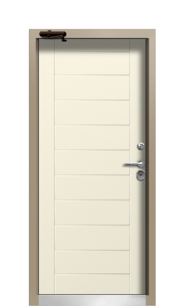 Дверь TermoWood Ral 1019 Слоновая Кость 598