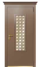 Дверь Termo Ral 8025 Securemme 1116 вид снаружи