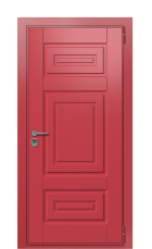 Дверь TermoWood Ral 3031 Collori Ral 3031 2717 вид снаружи