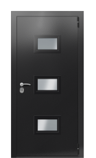 Дверь Termo Ral 9005 Kale 1322 вид снаружи