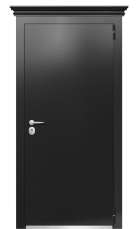 Дверь TermoPlus Ral 9005 Тёмно-зелёное 216 вид снаружи