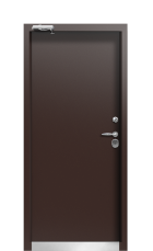 Дверь Termo Tobacco Securemme 391 вид внутри