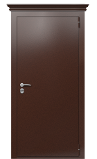 Дверь TermoPlus Bronze Венге 936 вид снаружи
