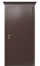 Дверь TermoPlus Ral 8017 Греческий платан 880 вид снаружи