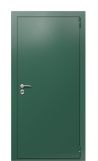 Дверь TermoPlus Ral 6028 Арктическая береза 705 вид снаружи