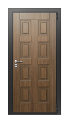 Дверь TermoWood Woodline ванильный дуб тик F002 вид снаружи