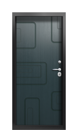 Дверь TermoPlus Ral 9005 Серый Антрацит 1224