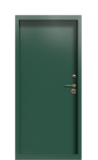 Дверь Termo Metal Delmare/Ral 6028 вид внутри
