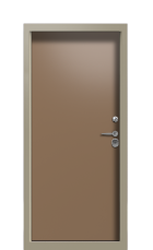 Дверь Termo Keramos Collori Ral 8025 2626 вид внутри