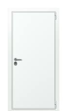Дверь TermoWood Ral 9003 Collori Ral 9003 2582 вид снаружи