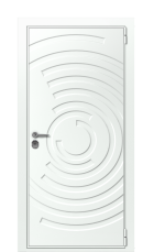 Дверь TermoWood Ral 9003 Collori Ral 9003 2697 вид снаружи